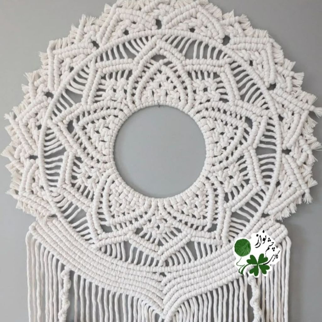 خرید آنلاین دریم کچر مکرومه بافی طرح سروین چشم نواز