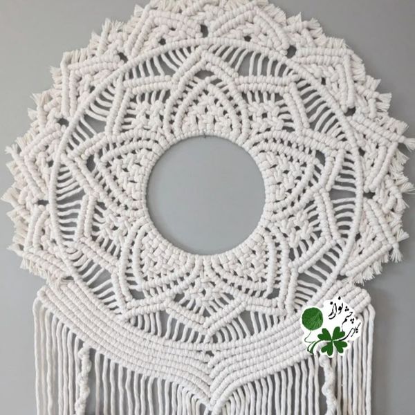 دریم کچر مکرومه بافی طرح سروین چشم نواز