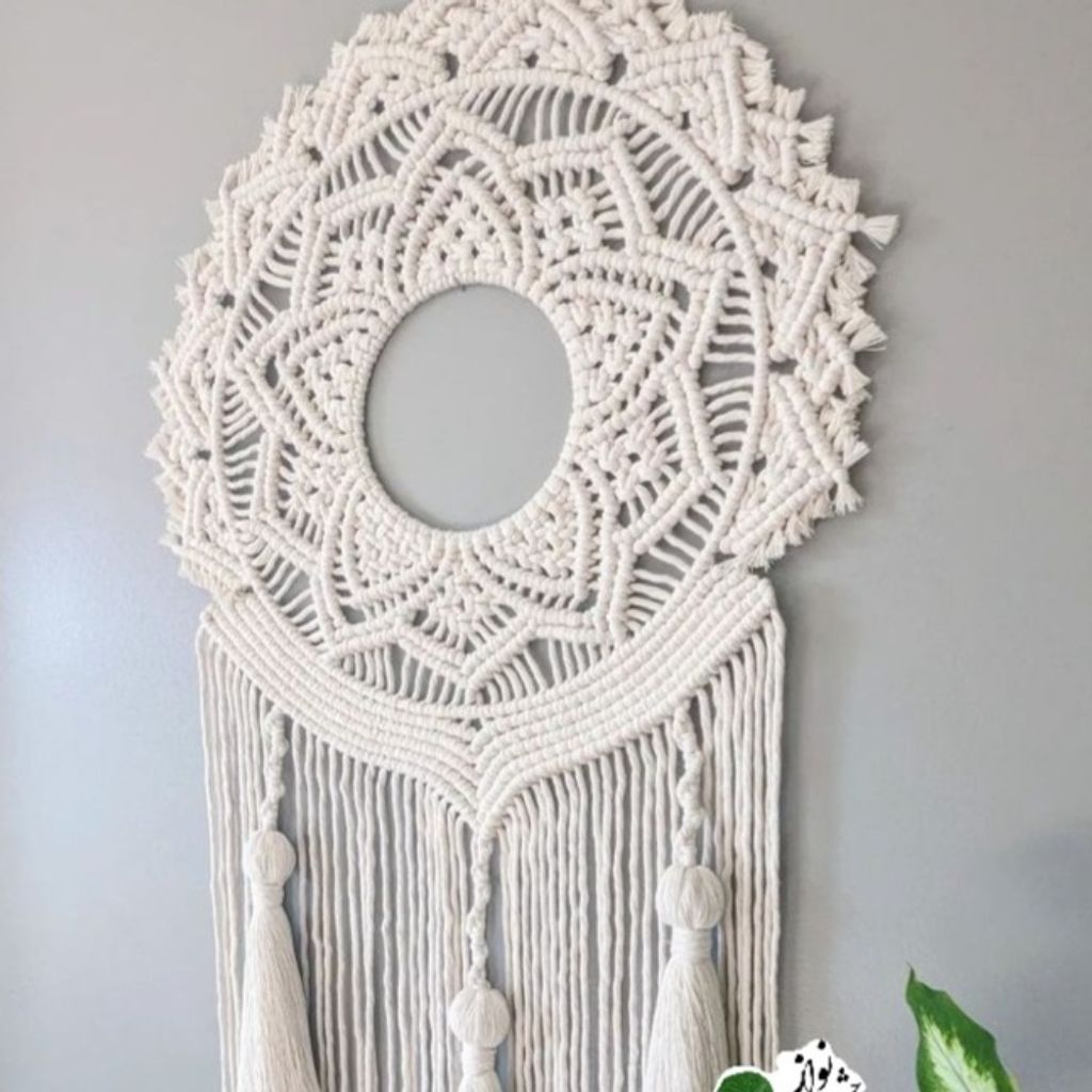 خرید اینترنتی دریم کچر مکرومه بافی طرح سروین چشم نواز