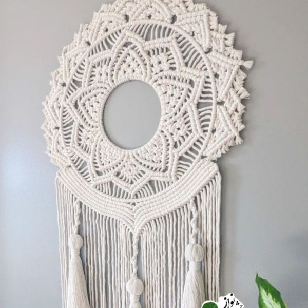 دریم کچر مکرومه بافی طرح سروین چشم نواز