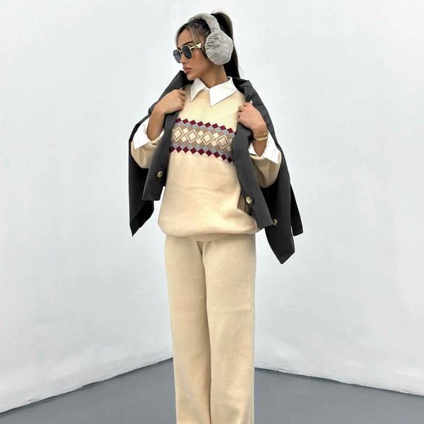 دوتیکه بافت طرح لوزی زنانه