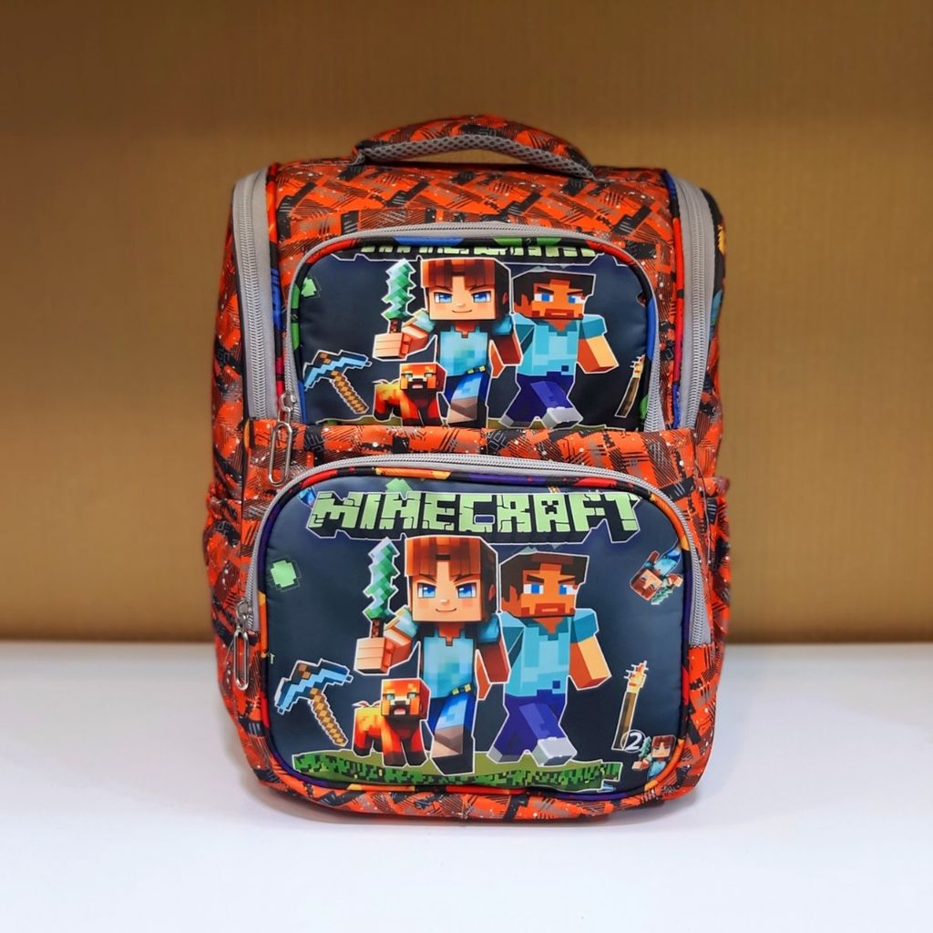 خرید اینترنتی کوله پشتی Minecraft ماینکرافت صندوقی انگلیسی