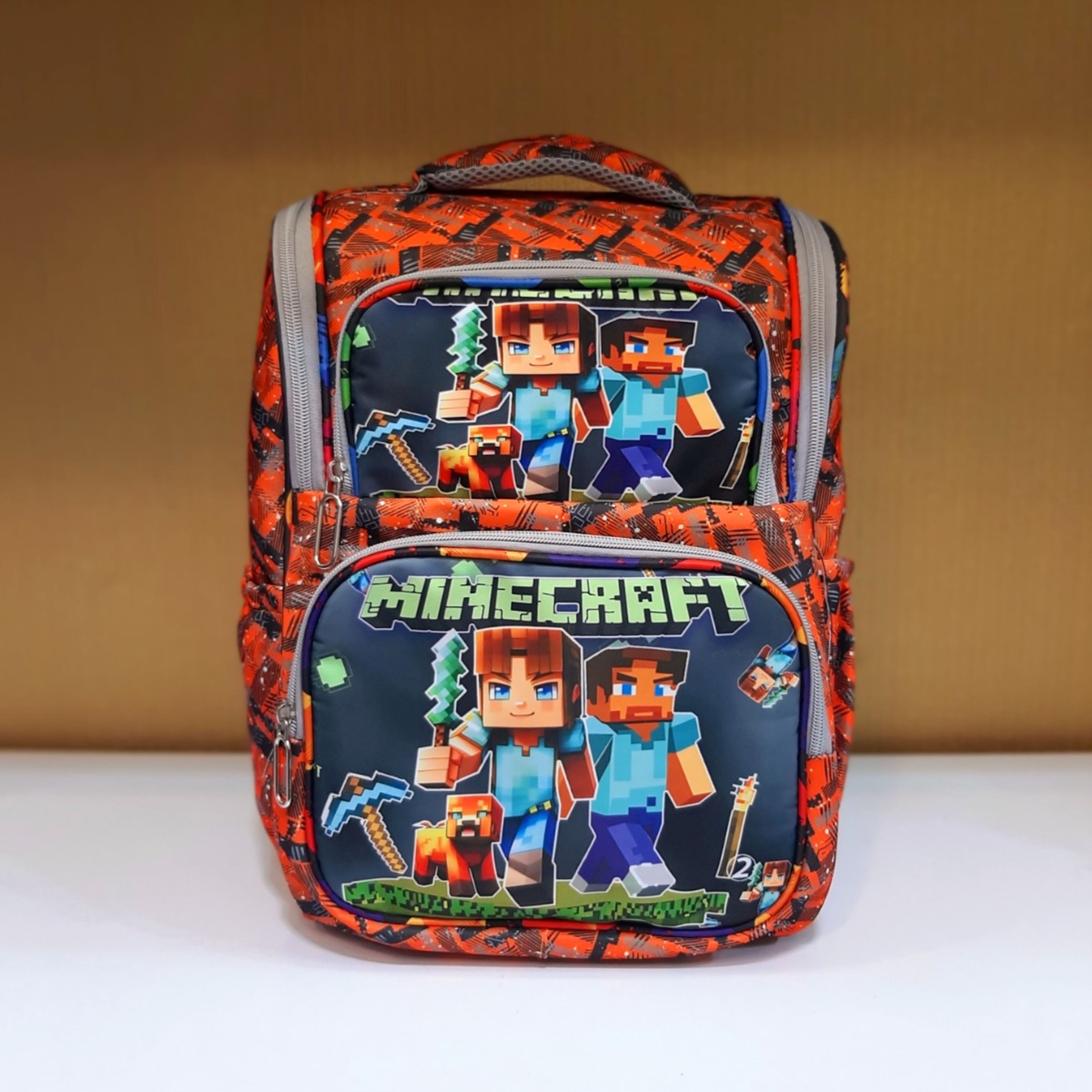 خرید اینترنتی کوله پشتی Minecraft ماینکرافت صندوقی انگلیسی