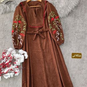 خرید اینترنتی کفتان گلدوزی نازگل