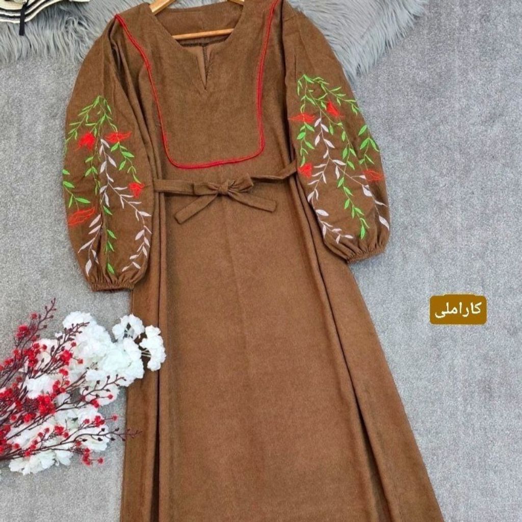 خرید اینترنتی کفتان گلدوزی نازگل