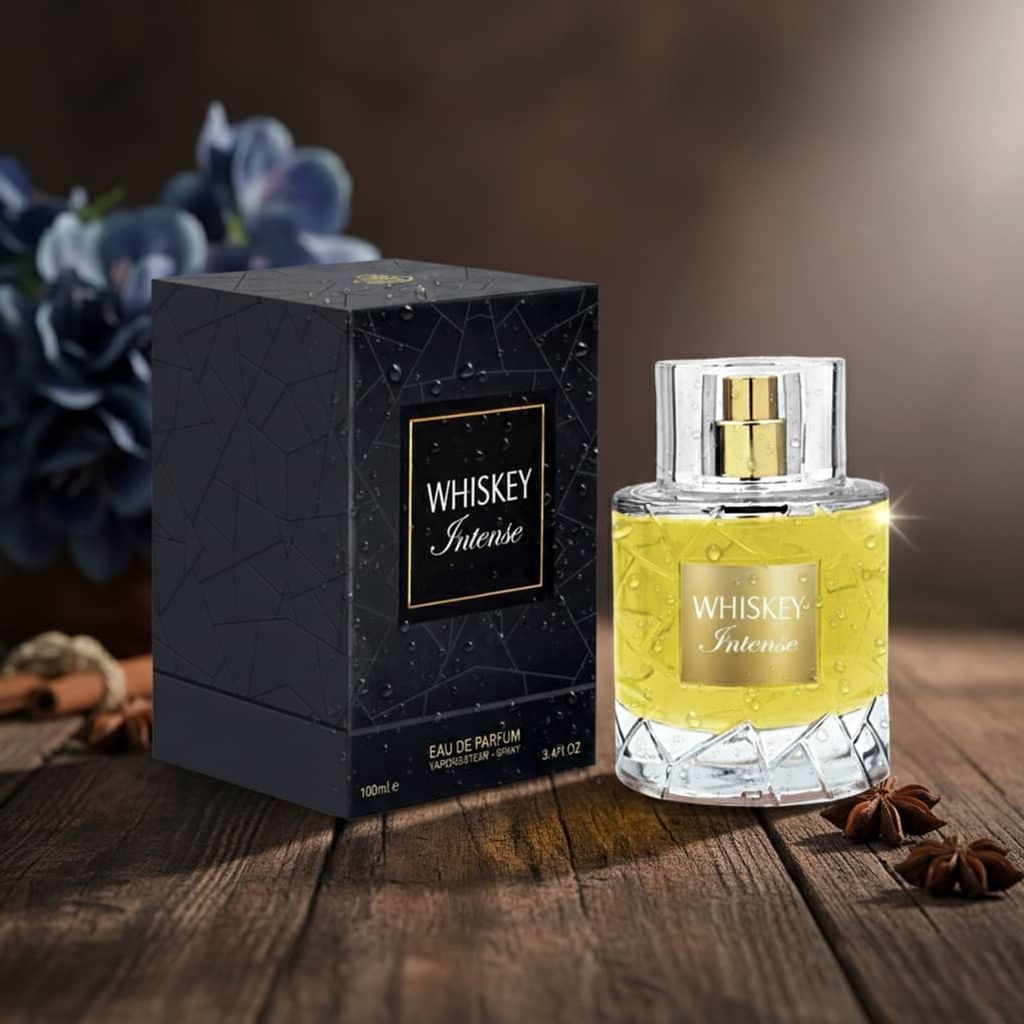 قیمت ارزان عطر مشروبی اصل امارات زنانه ویسکی اینتنس فراگرنس ورد - 100 میل