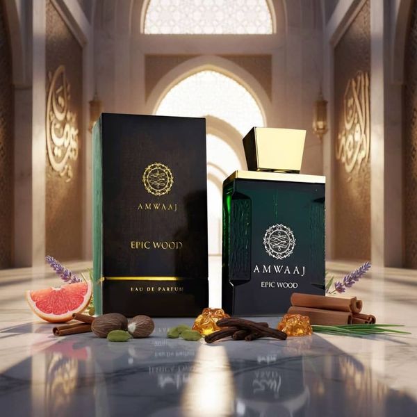 عطر اصل امارات پرفروش مردانه آمواج اپیک فراگرنس ورد - 100 میل