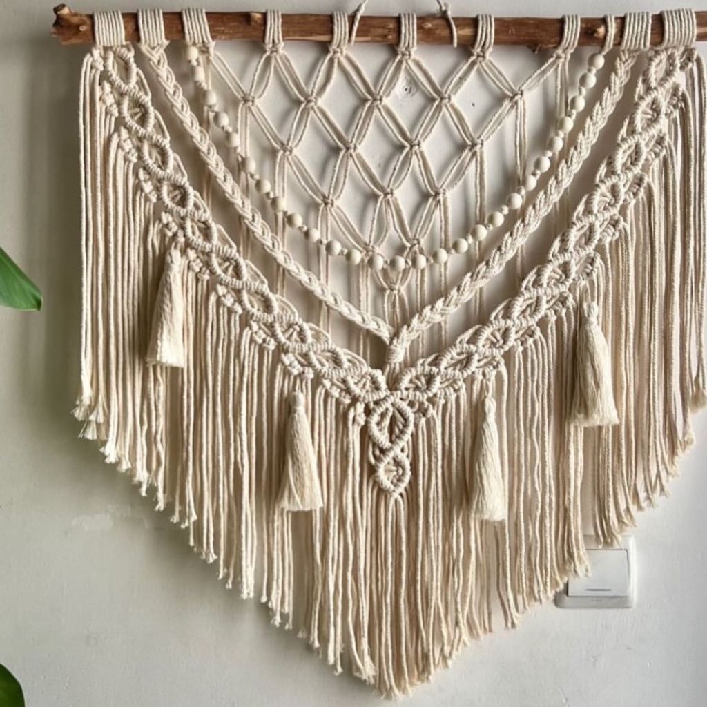 قیمت ارزان دیوار کوب مکر‌ومه بافی مدل اروشا