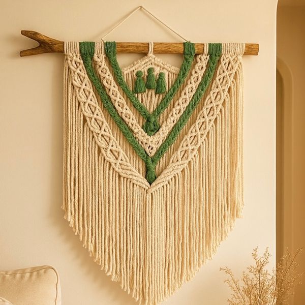 دیوار کوب مکر‌ومه بافی مدل فاخر