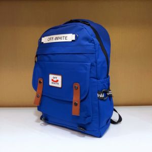 قیمت ارزان کوله پشتی off white رنگ آبی