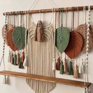 قیمت شلف دیواری مکرومه بافی مدل فرشته