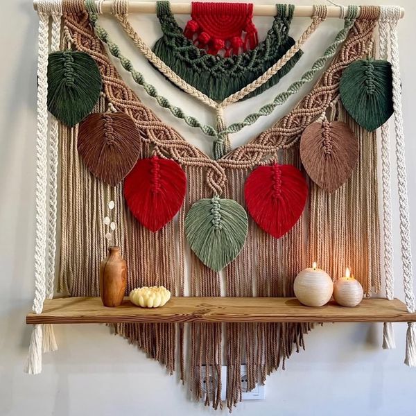 شلف مکرومه بافی مدل  اتوسا