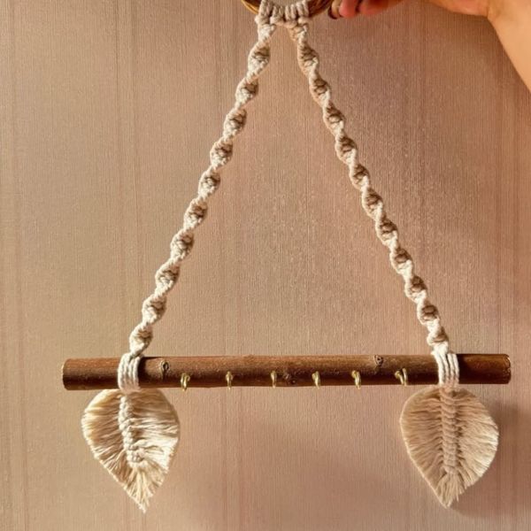 جاکلیدی مکرومه بافی مدل بوهو