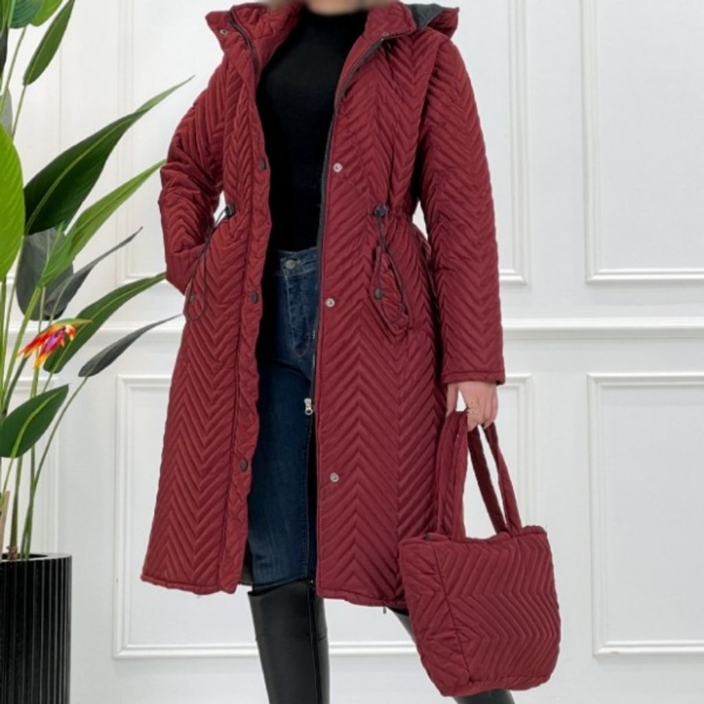 قیمت ارزان کاپشن کیف دار پارسی