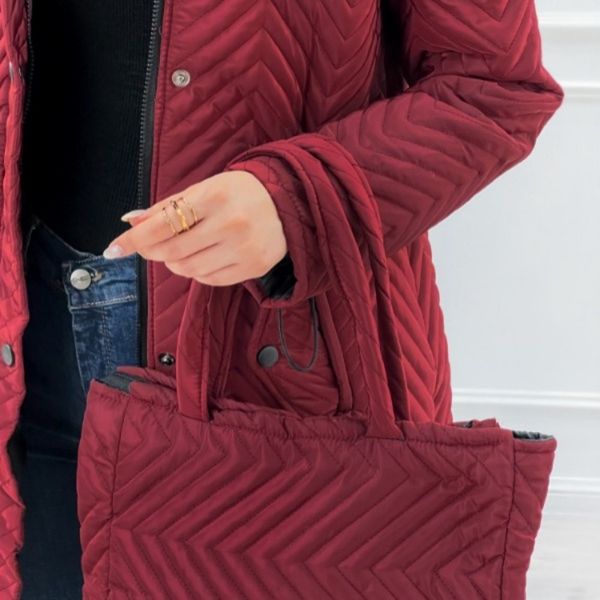 کاپشن کیف دار پارسی