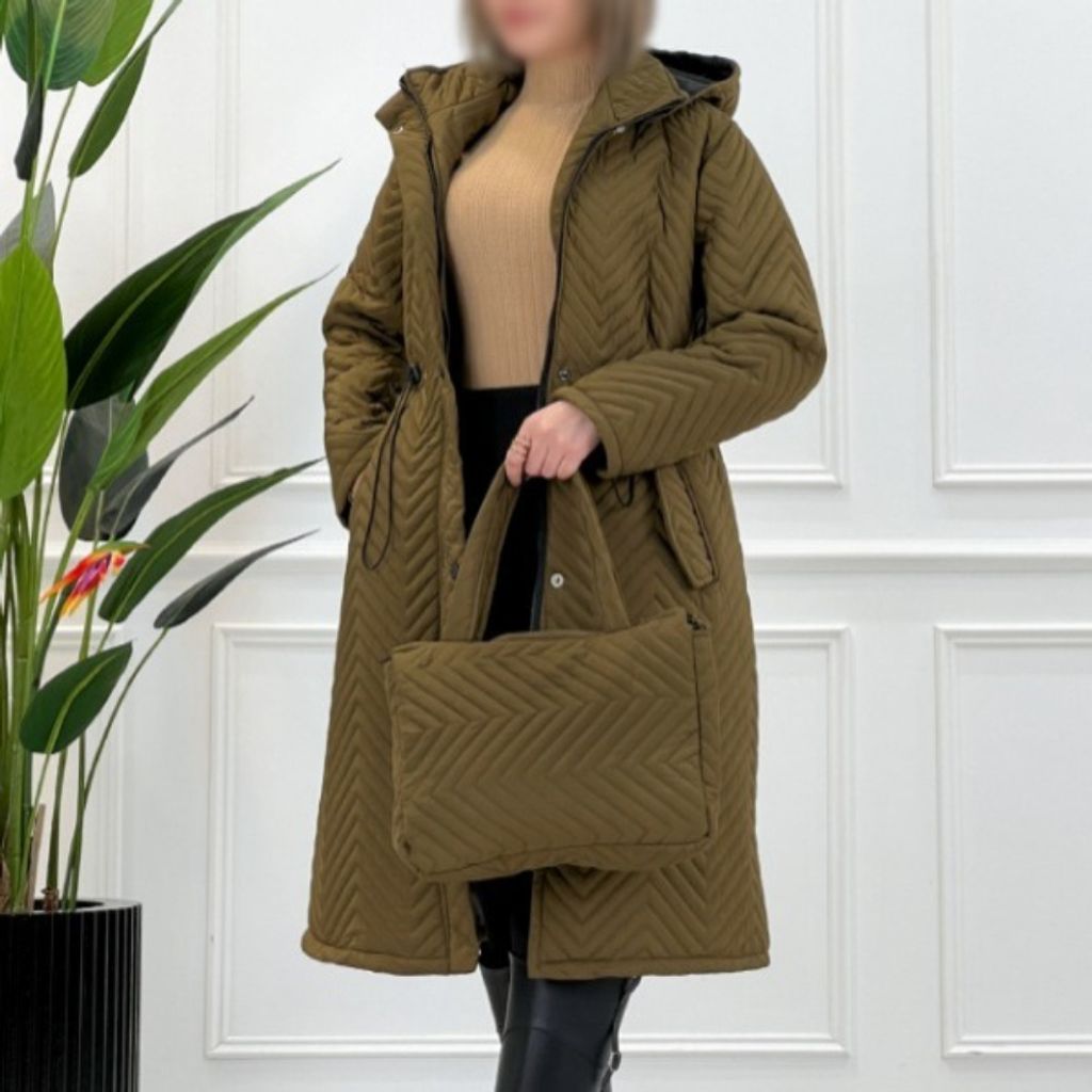 قیمت ارزان کاپشن کیف دار پارسی