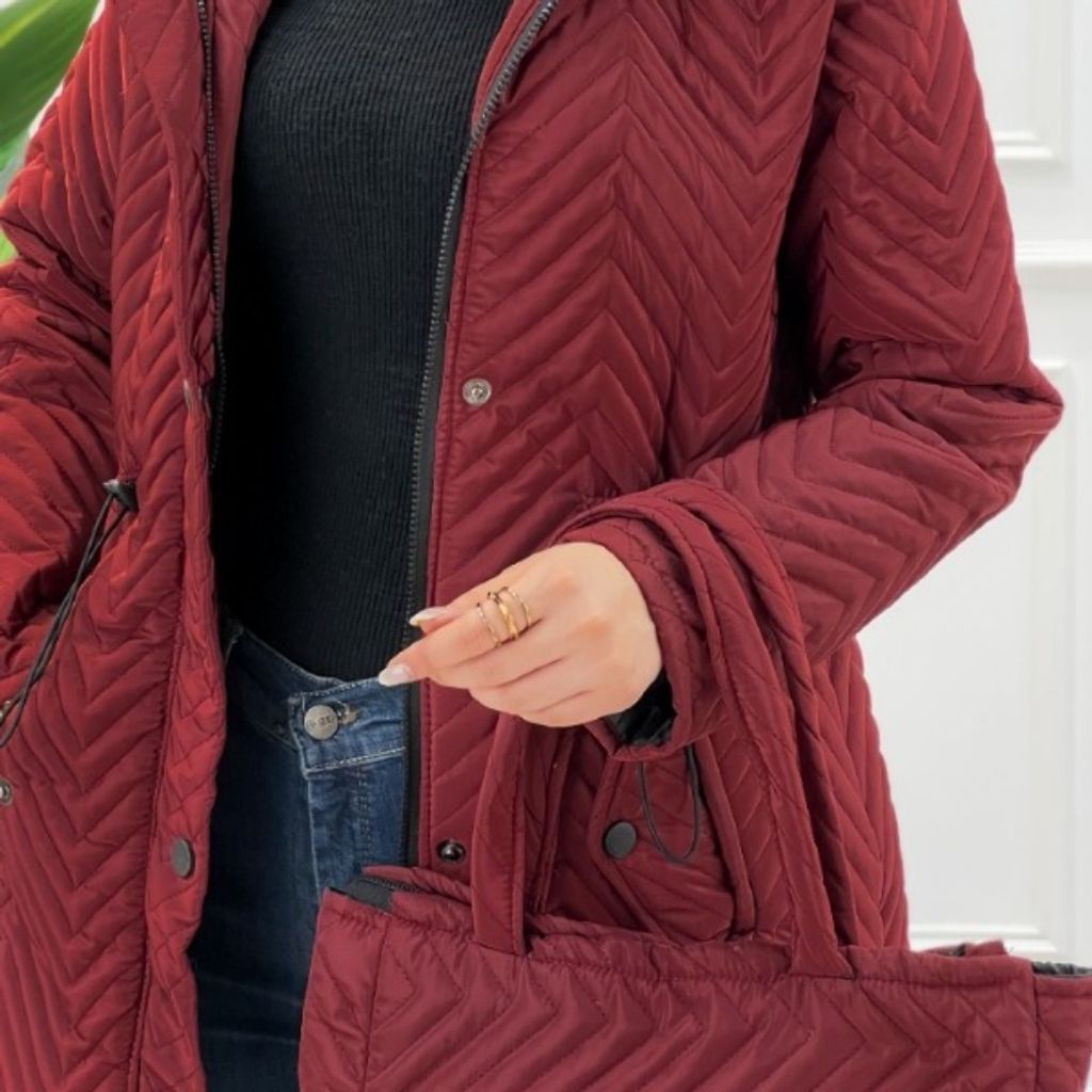 فروش اینترنتی کاپشن کیف دار پارسی