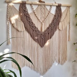 دیوار کوب‌مکرومه بافی مدل سطنتی