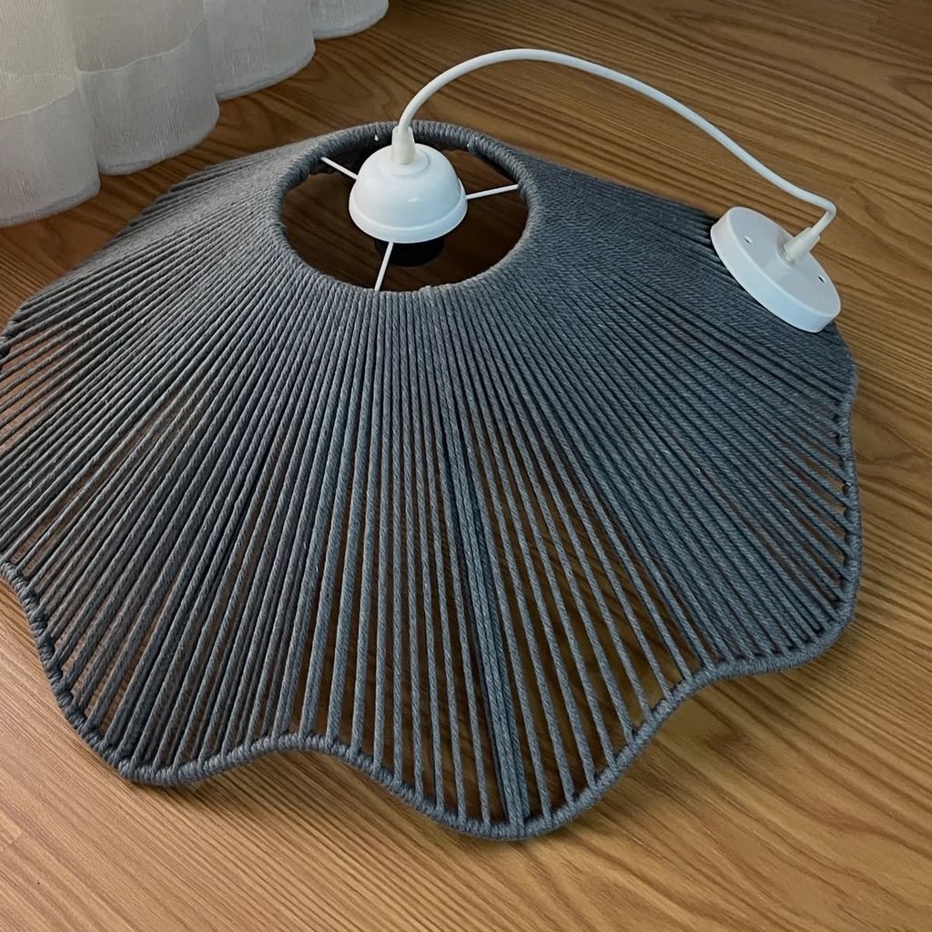 قیمت ارزان لوستر مکرومه بافی مدل لاله