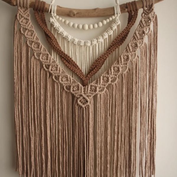 دیوار کوب‌مکر‌‌مه بافی مدل جیران