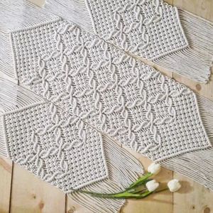 مشخصات ست سه عددی  رانر مکرومه بافی