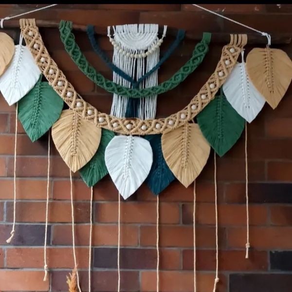 دیوار کوب مکر‌ومه بافی مدل پانیذ