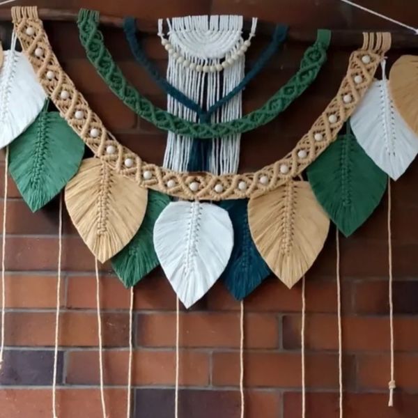 دیوار کوب مکر‌ومه بافی مدل پانیذ