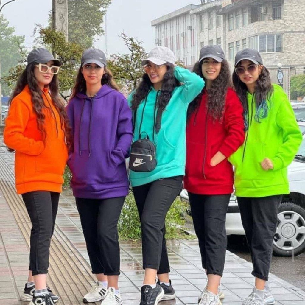 قیمت هودی 5 رنگ داخل پک