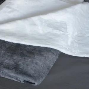 پارچه جیر پشت خز 1224 - رنگ طوسی