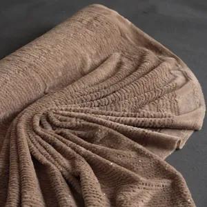 پارچه خز اسکاتلندی 1198 - رنگ کرم