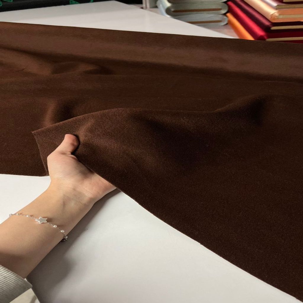 خرید اینترنتی قیمت پارچه فوتر سموری 1159 - رنگ قهوه ای سوخته