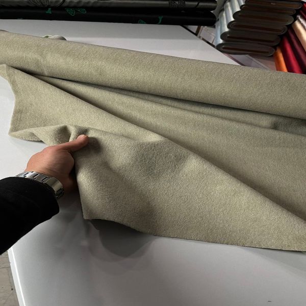 پارچه فوتر سموری 1159 - رنگ سبز صدری