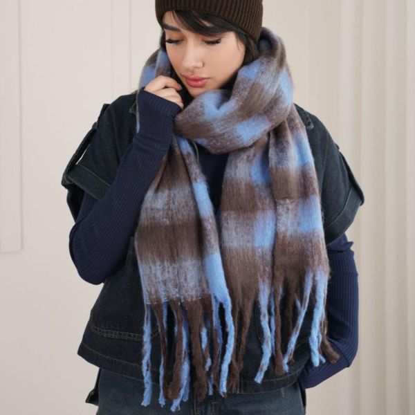 بیگ اسکارف چهارخونه پاد