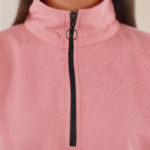 خرید آنلاین دورس نیم زیپ ساده پاد