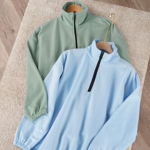 خرید آنلاین دورس نیم زیپ ساده پاد