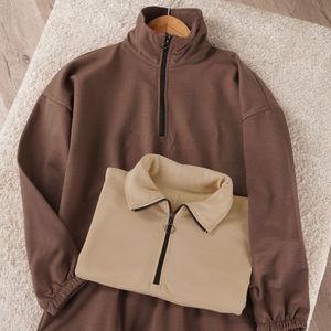 خرید آنلاین دورس نیم زیپ ساده پاد