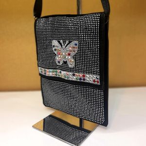 کیف نگین کاری دوشی