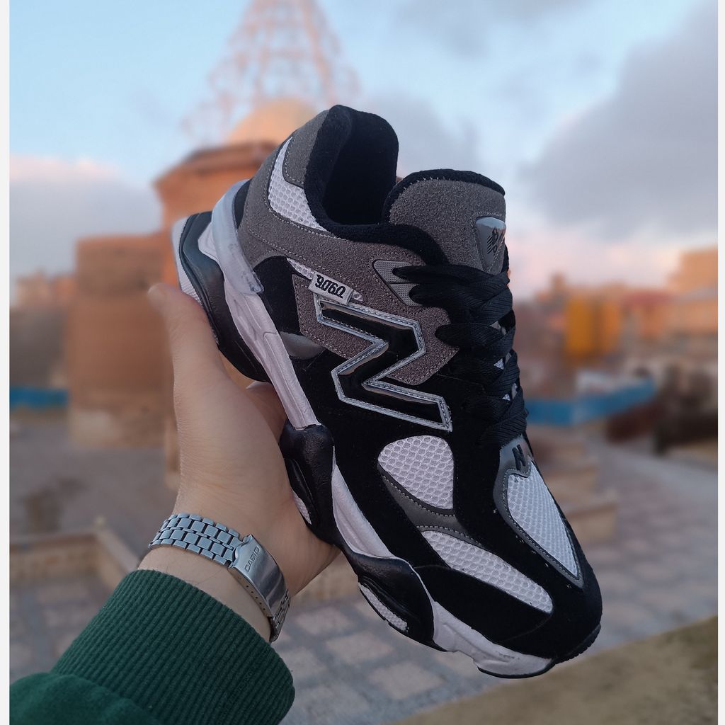 قیمت ارزان کتونی مردانه نیوبالانس 9060 مشکی طوسی کیفیت بالا