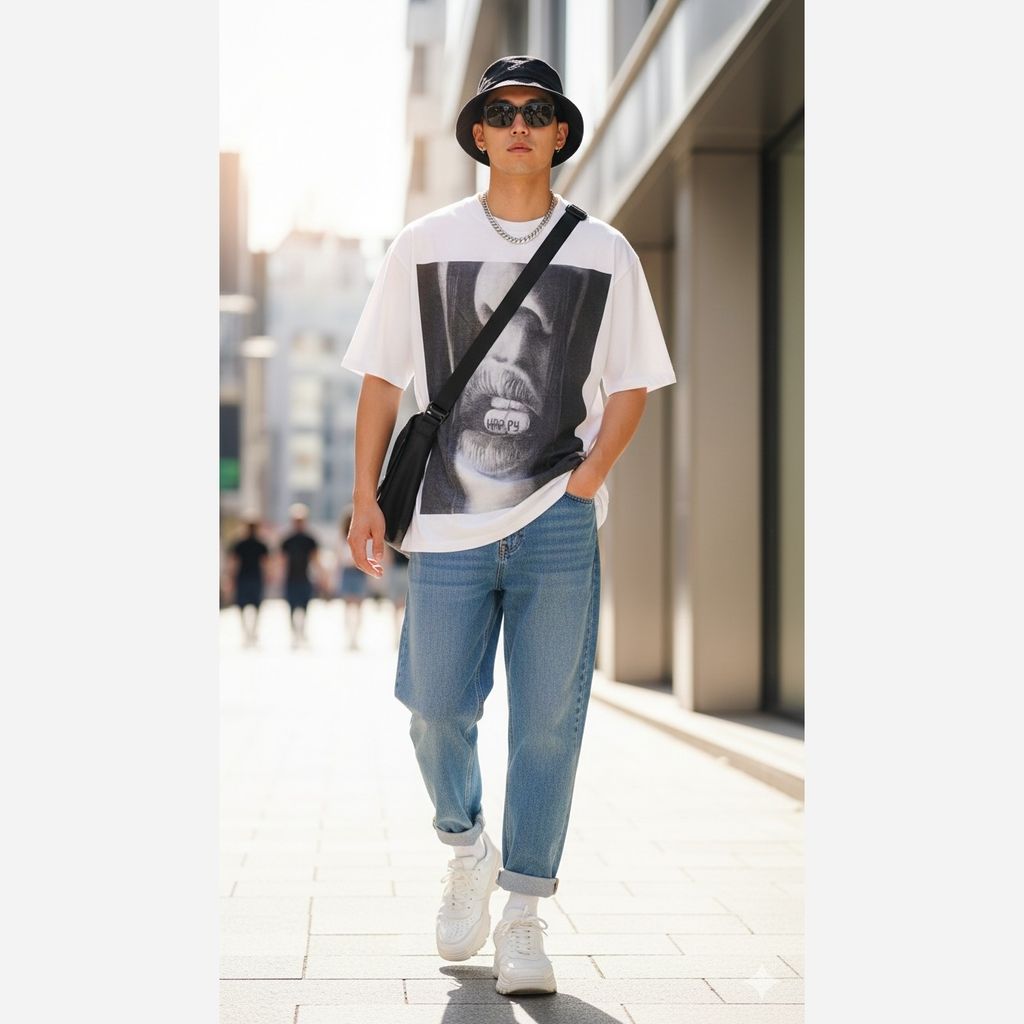 خرید آنلاین تیشرت مردانه و زنانه لانگ و لش danger fashion