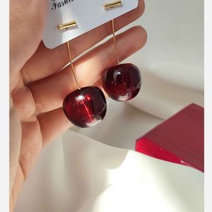 گوشواره و گردنبند آلبالو گیلاس