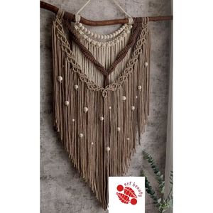 دیوارکوب اویز مکرومه مدل رویال بافت