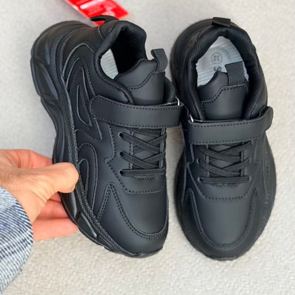 خرید اینترنتی قیمت کتونی بچگانه تمام مشکی از مورچه کد 4101001