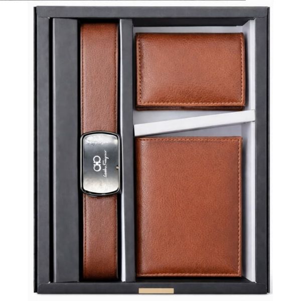 ست مردانه کیف و کمربند مدل M101