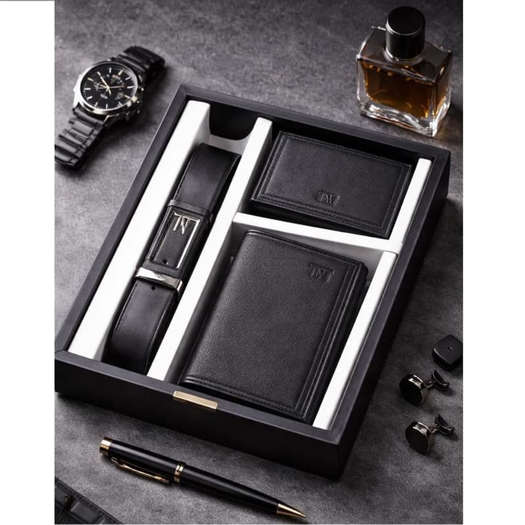 قیمت ست مردانه کیف و کمربند مدل M101