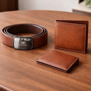 خرید آنلاین ست مردانه کیف و کمربند مدل M101