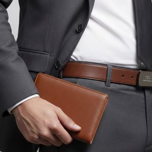 خرید آنلاین ست مردانه کیف و کمربند مدل M101