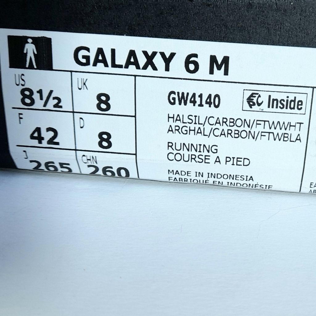 قیمت کفش مردانه اسپرت آدیداس Galaxy 6M طوسی