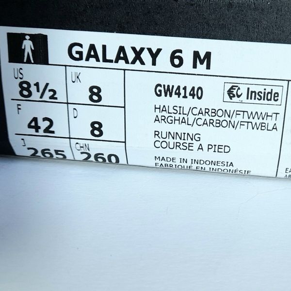 کفش مردانه اسپرت آدیداس Galaxy 6M طوسی