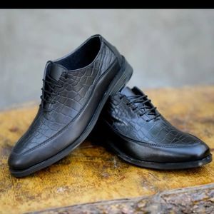 خرید آنلاین کفش مجلسی مردانه مدل سورن چاپی