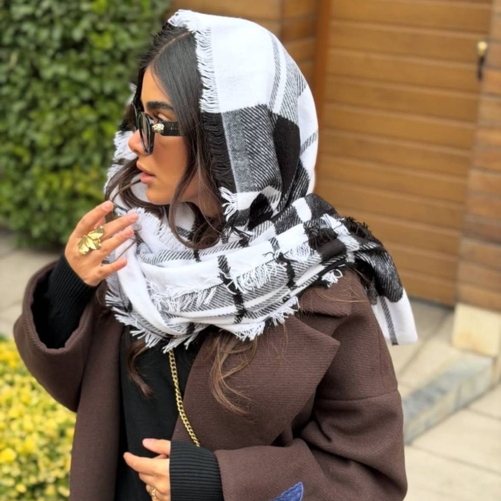 فروش اینترنتی شال موهر زمستانه وارداتی
